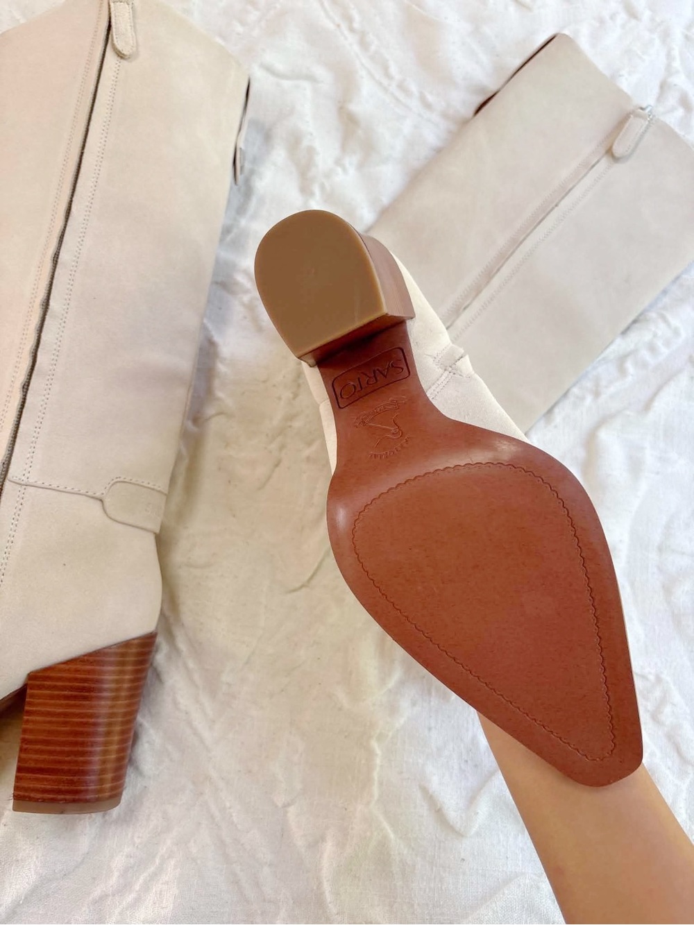 Franco Sarto Jasmine Block Heel Boots Size 6.5 - Picture 13 of 13